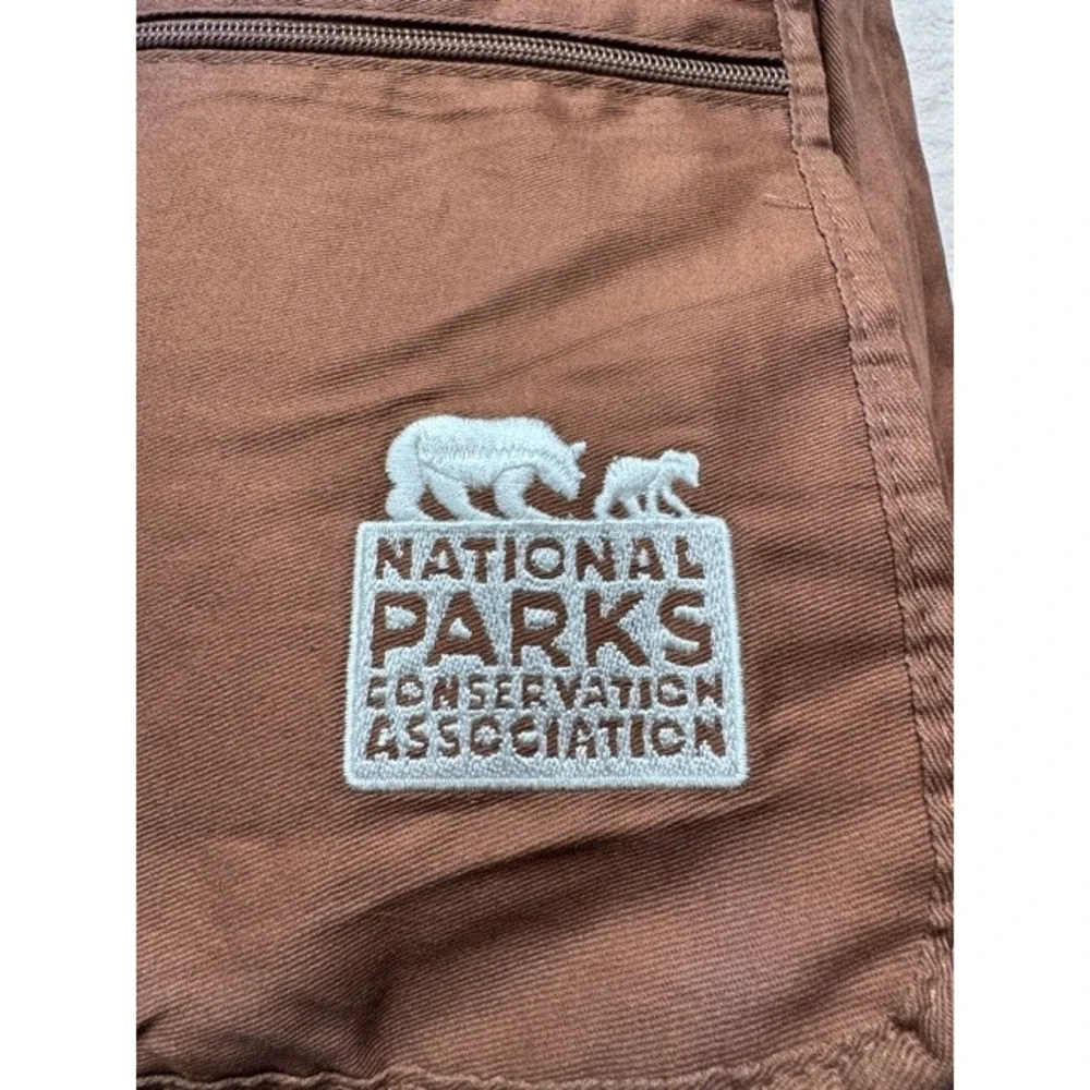 National Parks Conservation Association Brown Canvas Crossbody Bag